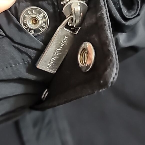 Micheal Kors Light Button up Jacket with Hood - Picture 10 of 13